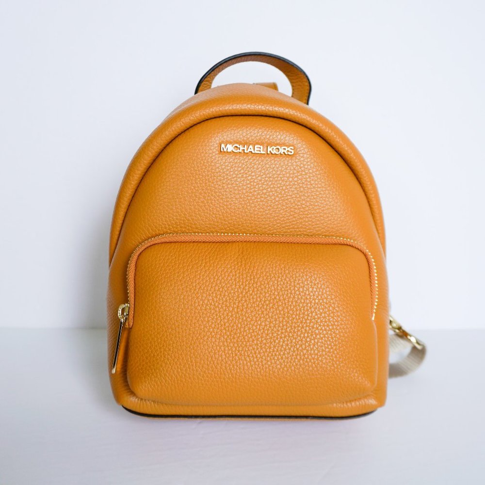 Michael Kors Erin MINI Backpack Yellow Marigold - Picture 3 of 11